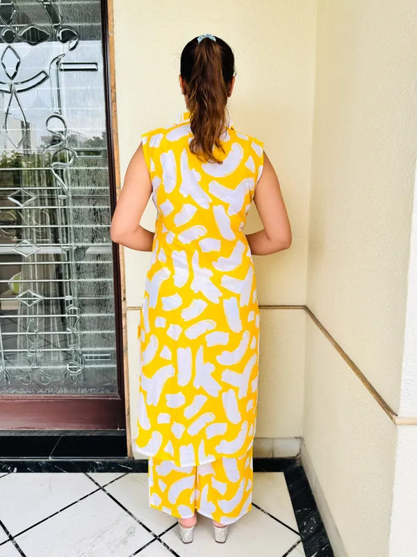Golden_Hour_Co_Ord_Set_Yellow_Slub_Cotton